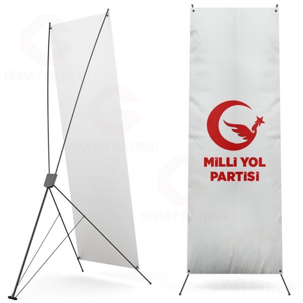 Milli Yol Partisi Dijital Bask X Banner