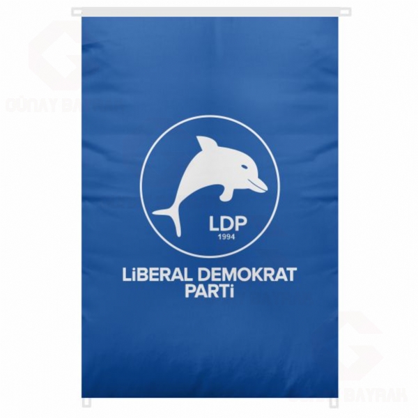 Liberal Demokrat Parti Mavi Bina Boyu Byk Bayrak
