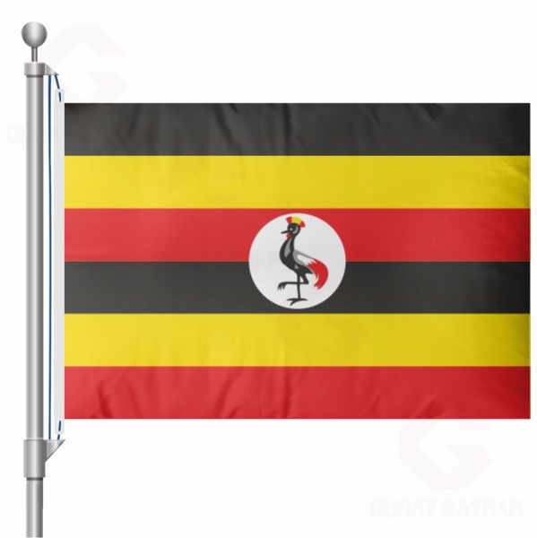 Uganda Bayra Uganda Flamas